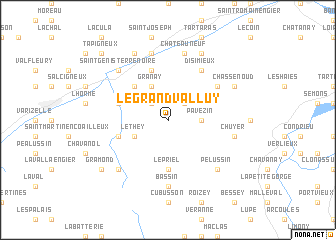 map of Le Grand Valluy