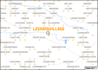 map of Le Grand Village