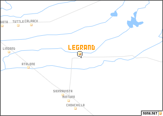map of Le Grand