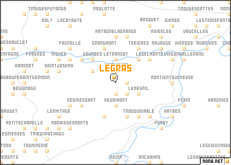 map of Le Gras