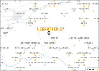 map of Le Gratteris