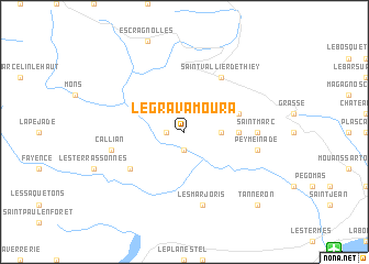 map of Le Gravamoura