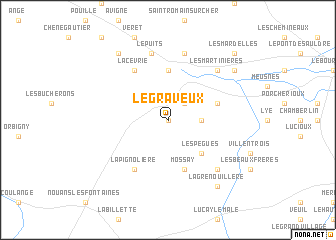 map of Le Graveux