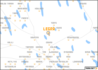 map of Légra