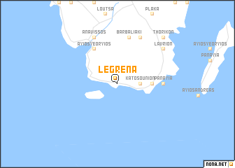 map of Legrená