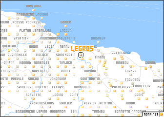 map of Legros