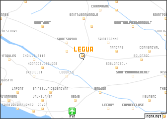 map of Le Gua