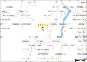 map of Le Guâ