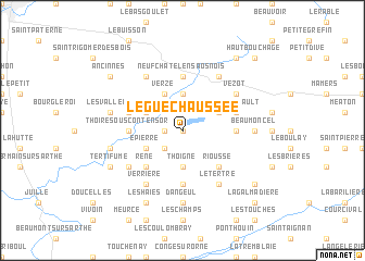 map of Le Gué-Chaussée