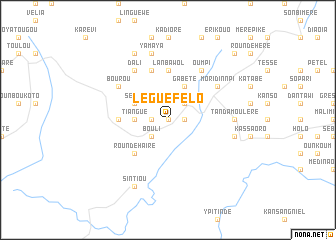 map of Leguéfélo