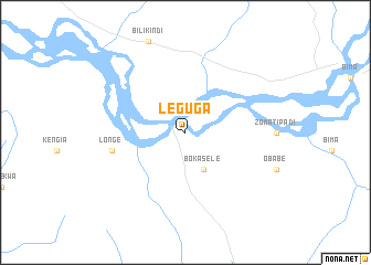 map of Leguga
