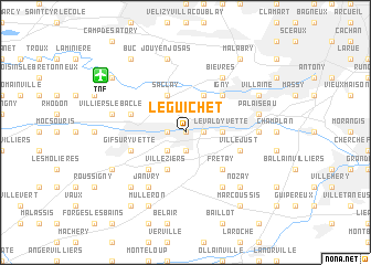 map of Le Guichet