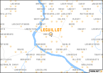 map of Le Guillot