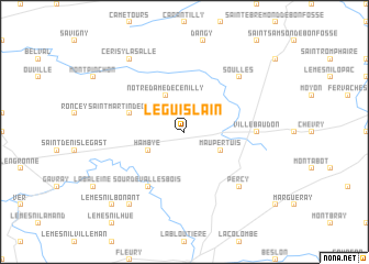 map of Le Guislain