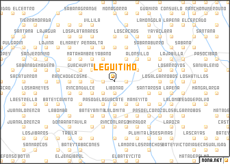 map of Leguítimo