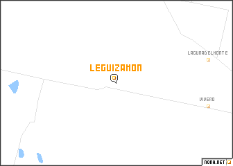 map of Leguizamón