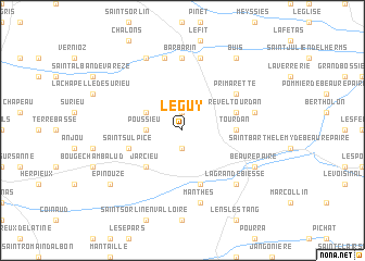 map of Le Guy