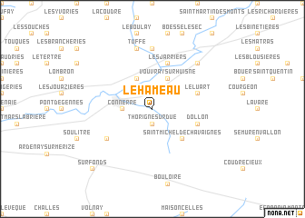 map of Le Hameau