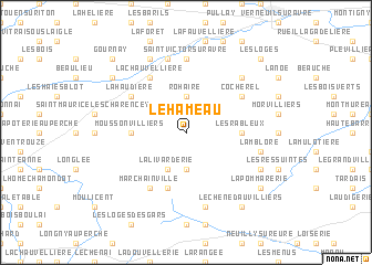 map of Le Hameau