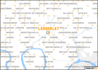 map of Le Hamelet