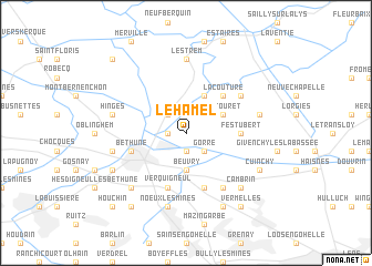 map of Le Hamel