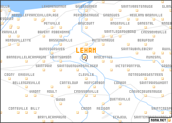 map of Le Ham