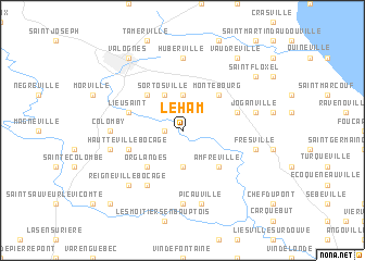 map of Le Ham