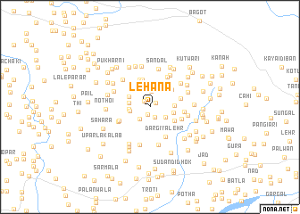 map of Lehāna