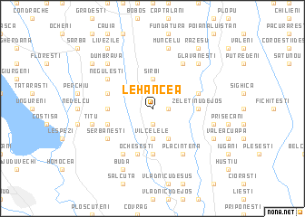 map of Lehancea
