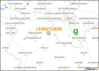 map of Le Haut Chêne