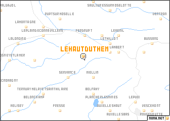 map of Le Haut-du-Them