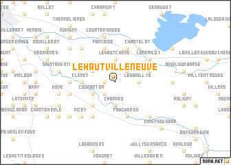map of Le Haut Villeneuve