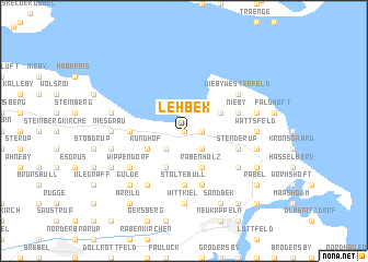 map of Lehbek