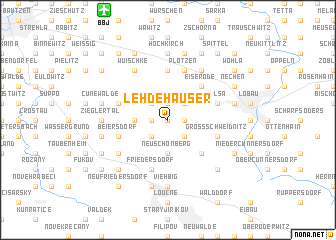 map of Lehdehäuser