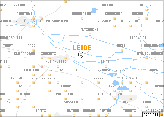 map of Lehde