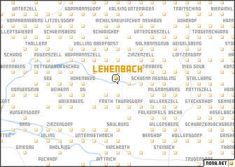 map of Lehenbach