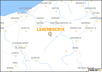 map of Lehenbiscaye