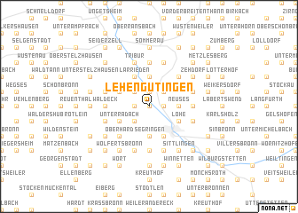 map of Lehengütingen