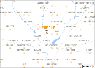 map of Le Henlé