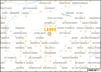 map of Lehen