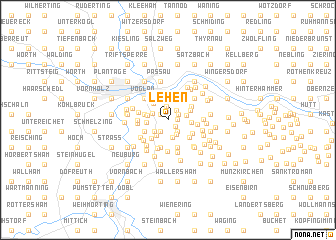 map of Lehen