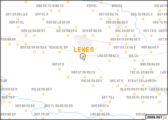 map of Lehen