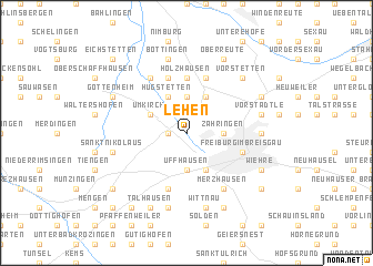 map of Lehen