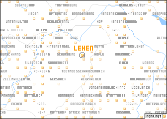 map of Lehen