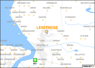 map of Leherheide