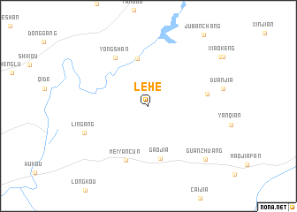 map of Lehe