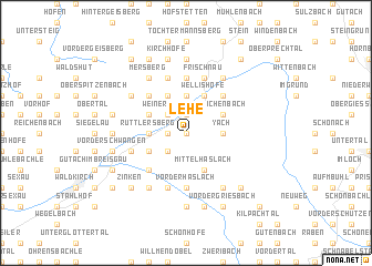 map of Lehe