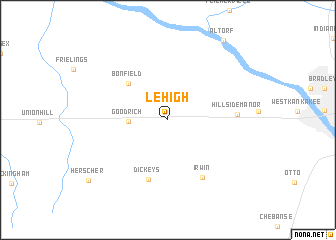 map of Lehigh