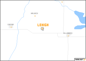 map of Lehigh