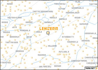 map of Lehi Zerin